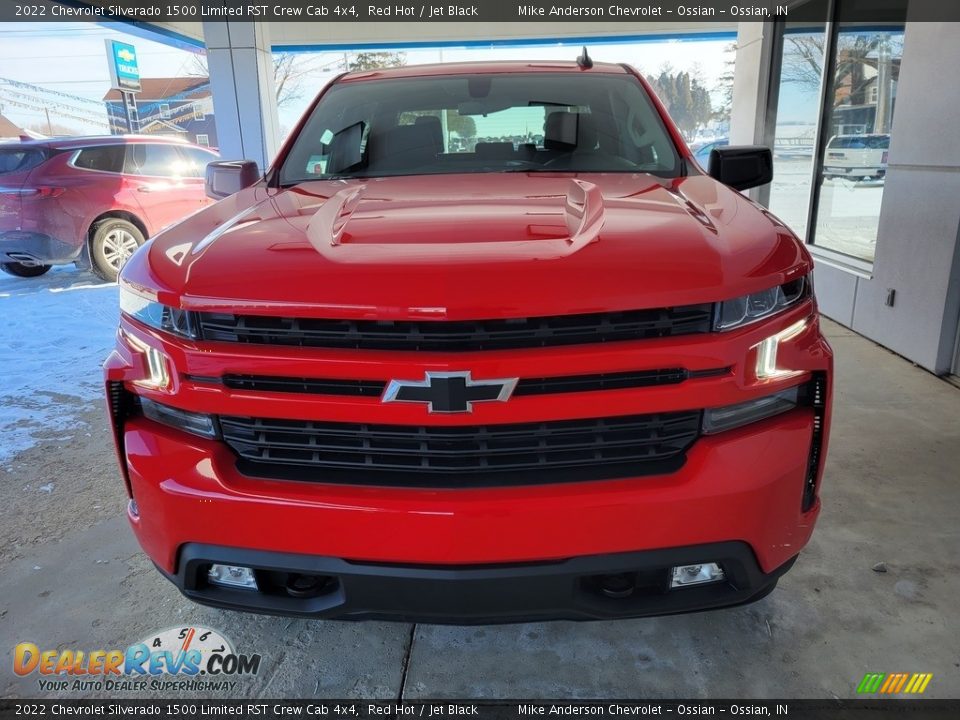 2022 Chevrolet Silverado 1500 Limited RST Crew Cab 4x4 Red Hot / Jet Black Photo #9