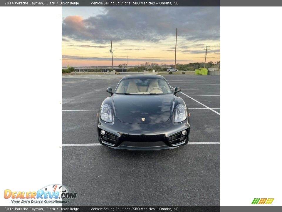 2014 Porsche Cayman Black / Luxor Beige Photo #4