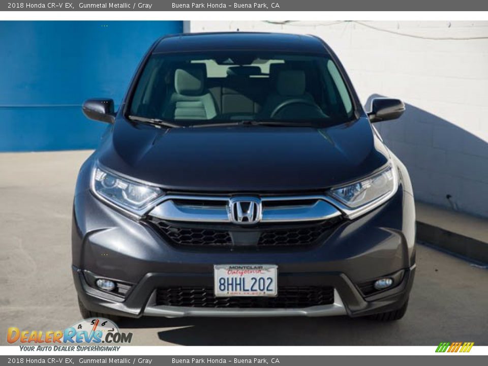 2018 Honda CR-V EX Gunmetal Metallic / Gray Photo #7