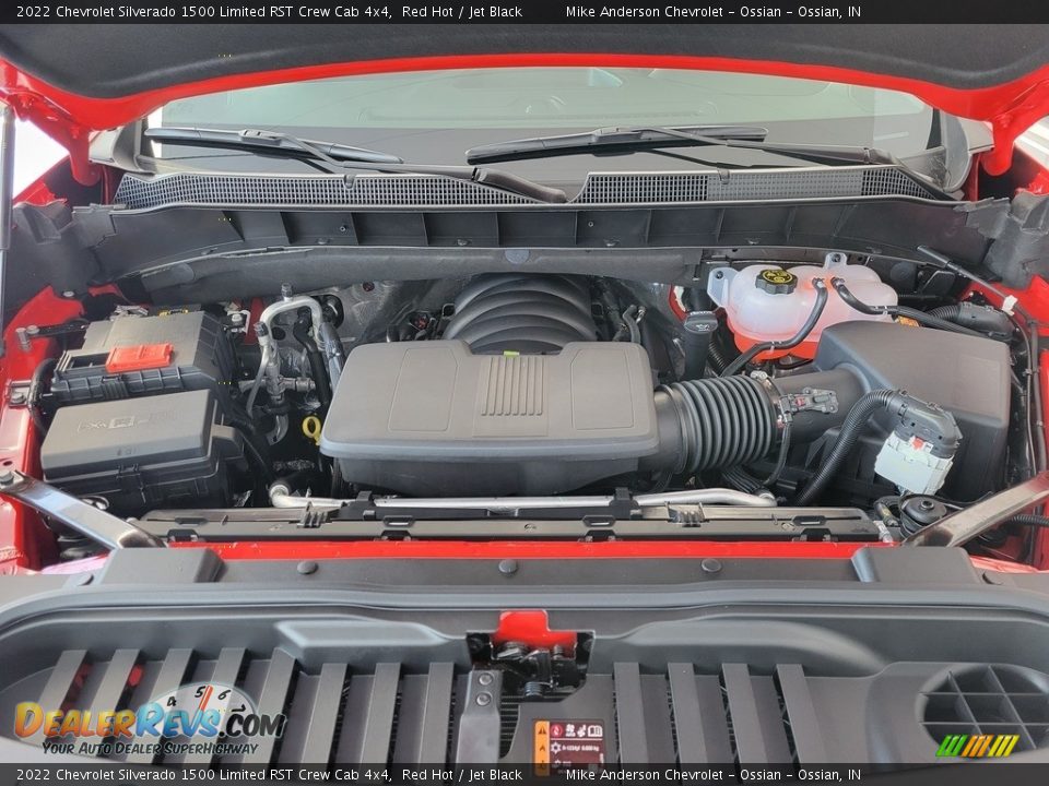 2022 Chevrolet Silverado 1500 Limited RST Crew Cab 4x4 Red Hot / Jet Black Photo #10