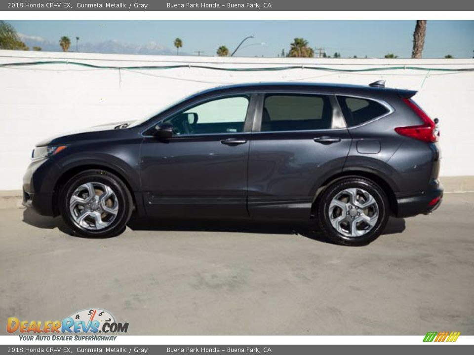 2018 Honda CR-V EX Gunmetal Metallic / Gray Photo #8