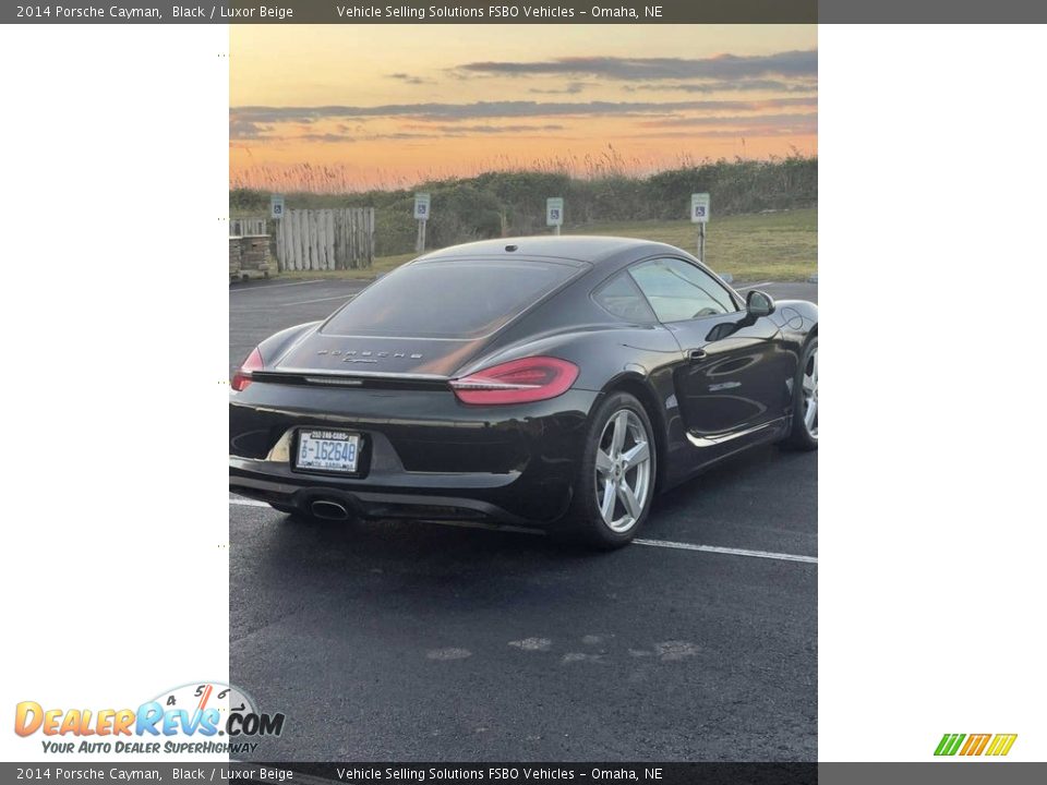 2014 Porsche Cayman Black / Luxor Beige Photo #7