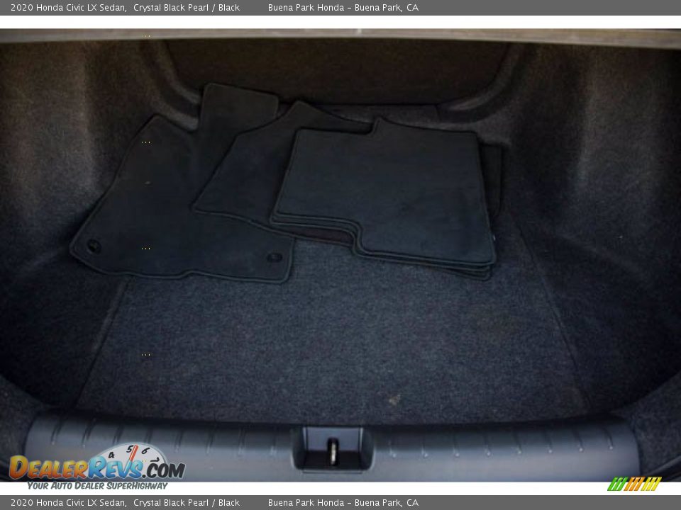 2020 Honda Civic LX Sedan Crystal Black Pearl / Black Photo #20