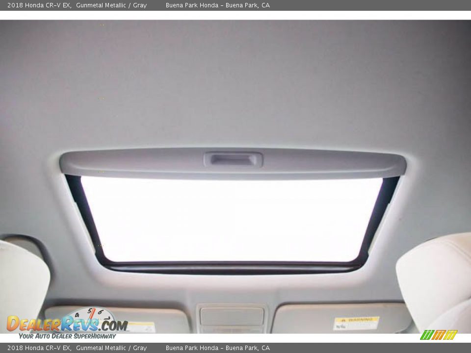 2018 Honda CR-V EX Gunmetal Metallic / Gray Photo #18