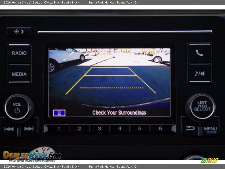 2020 Honda Civic LX Sedan Crystal Black Pearl / Black Photo #27