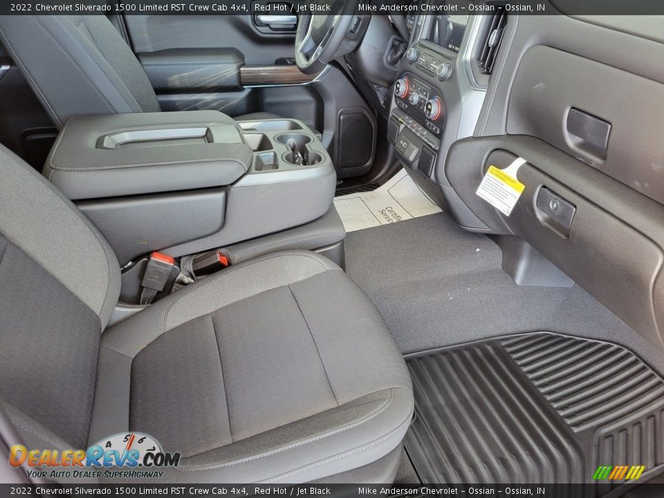 2022 Chevrolet Silverado 1500 Limited RST Crew Cab 4x4 Red Hot / Jet Black Photo #24