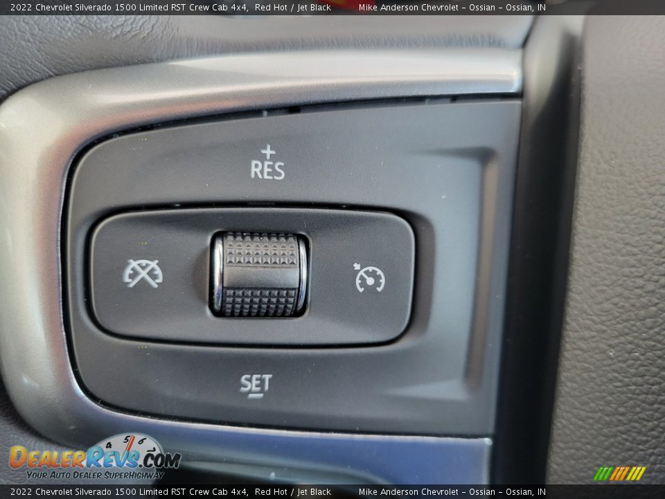 2022 Chevrolet Silverado 1500 Limited RST Crew Cab 4x4 Red Hot / Jet Black Photo #30