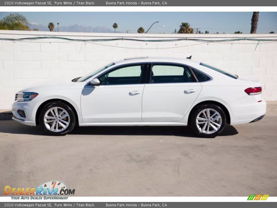 Pure White 2020 Volkswagen Passat SE Photo #10