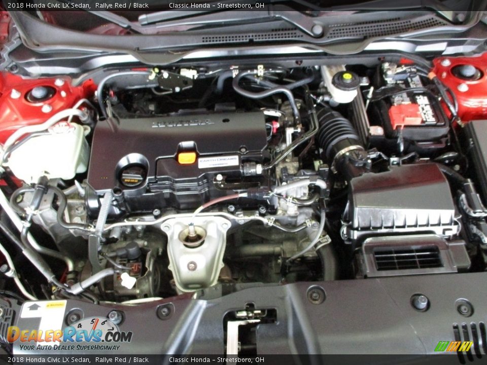 2018 Honda Civic LX Sedan 2.0 Liter DOHC 16-Valve i-VTEC 4 Cylinder Engine Photo #15