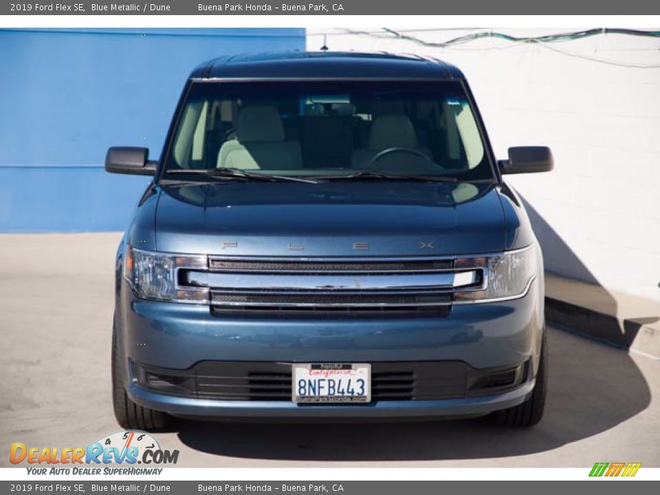 2019 Ford Flex SE Blue Metallic / Dune Photo #7