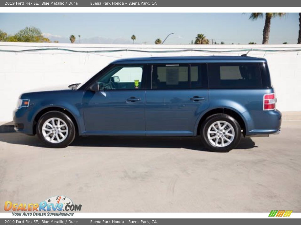 2019 Ford Flex SE Blue Metallic / Dune Photo #10