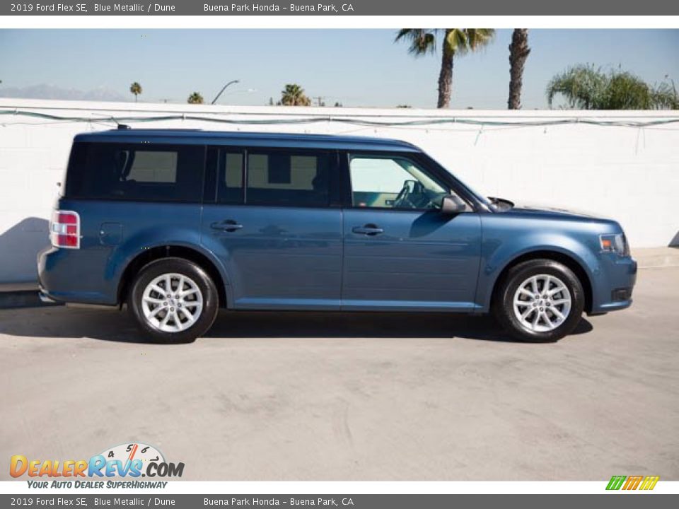 2019 Ford Flex SE Blue Metallic / Dune Photo #14