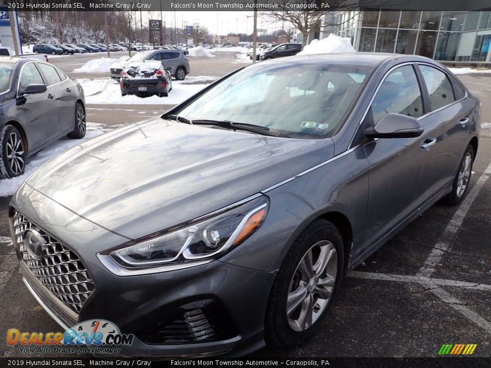 2019 Hyundai Sonata SEL Machine Gray / Gray Photo #1