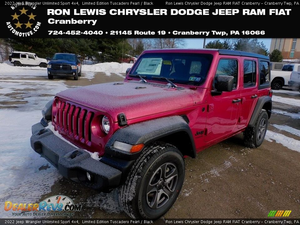 2022 Jeep Wrangler Unlimited Sport 4x4 Limited Edition Tuscadero Pearl / Black Photo #1