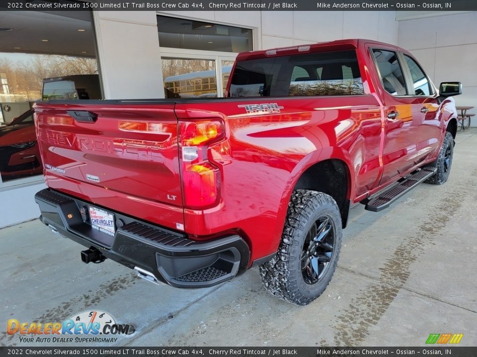 2022 Chevrolet Silverado 1500 Limited LT Trail Boss Crew Cab 4x4 Cherry Red Tintcoat / Jet Black Photo #4