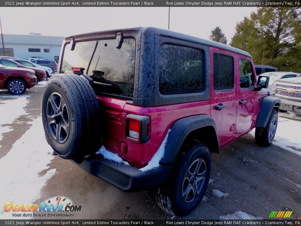 2022 Jeep Wrangler Unlimited Sport 4x4 Limited Edition Tuscadero Pearl / Black Photo #5