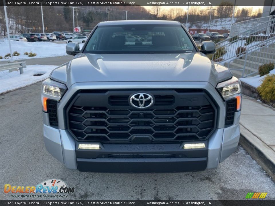 2022 Toyota Tundra TRD Sport Crew Cab 4x4 Celestial Silver Metallic / Black Photo #6