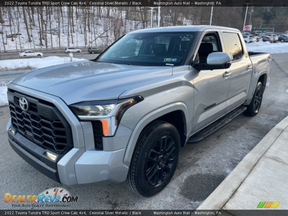 2022 Toyota Tundra TRD Sport Crew Cab 4x4 Celestial Silver Metallic / Black Photo #7