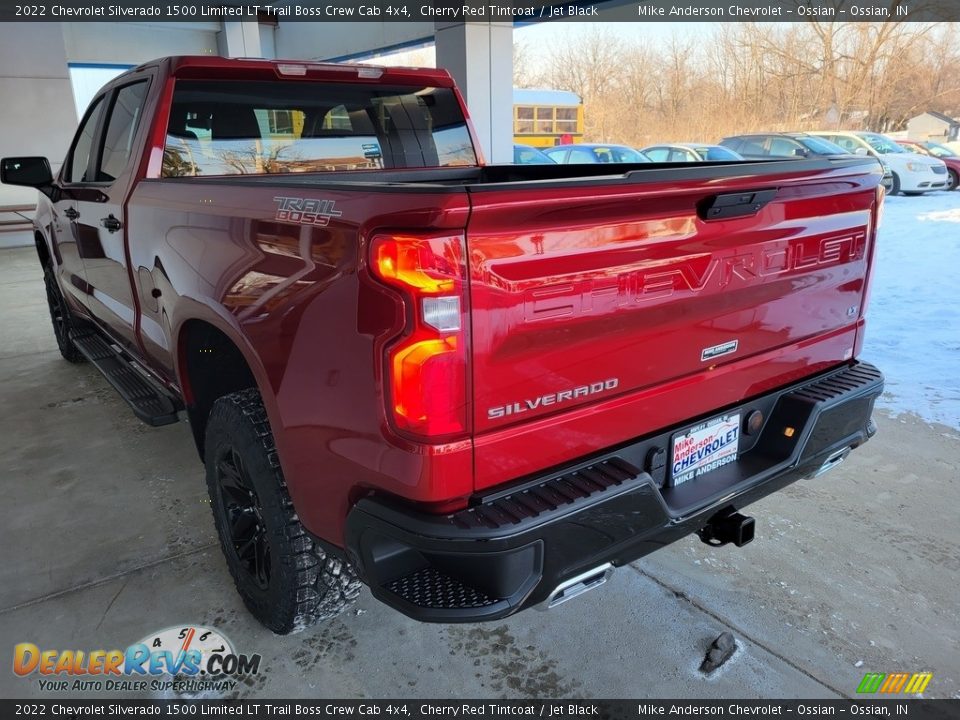 2022 Chevrolet Silverado 1500 Limited LT Trail Boss Crew Cab 4x4 Cherry Red Tintcoat / Jet Black Photo #7