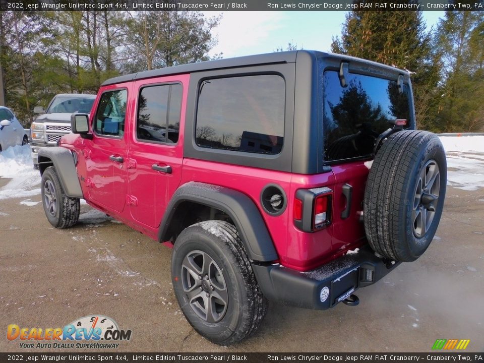 2022 Jeep Wrangler Unlimited Sport 4x4 Limited Edition Tuscadero Pearl / Black Photo #8