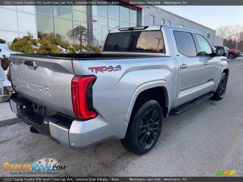 2022 Toyota Tundra TRD Sport Crew Cab 4x4 Celestial Silver Metallic / Black Photo #9