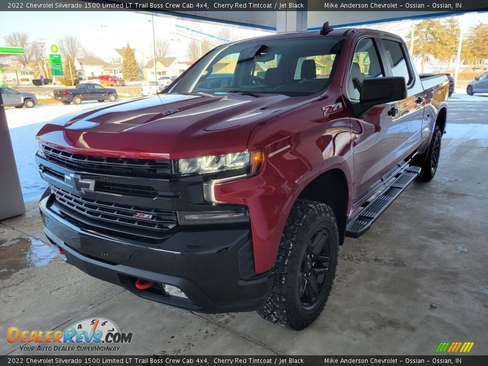 2022 Chevrolet Silverado 1500 Limited LT Trail Boss Crew Cab 4x4 Cherry Red Tintcoat / Jet Black Photo #8