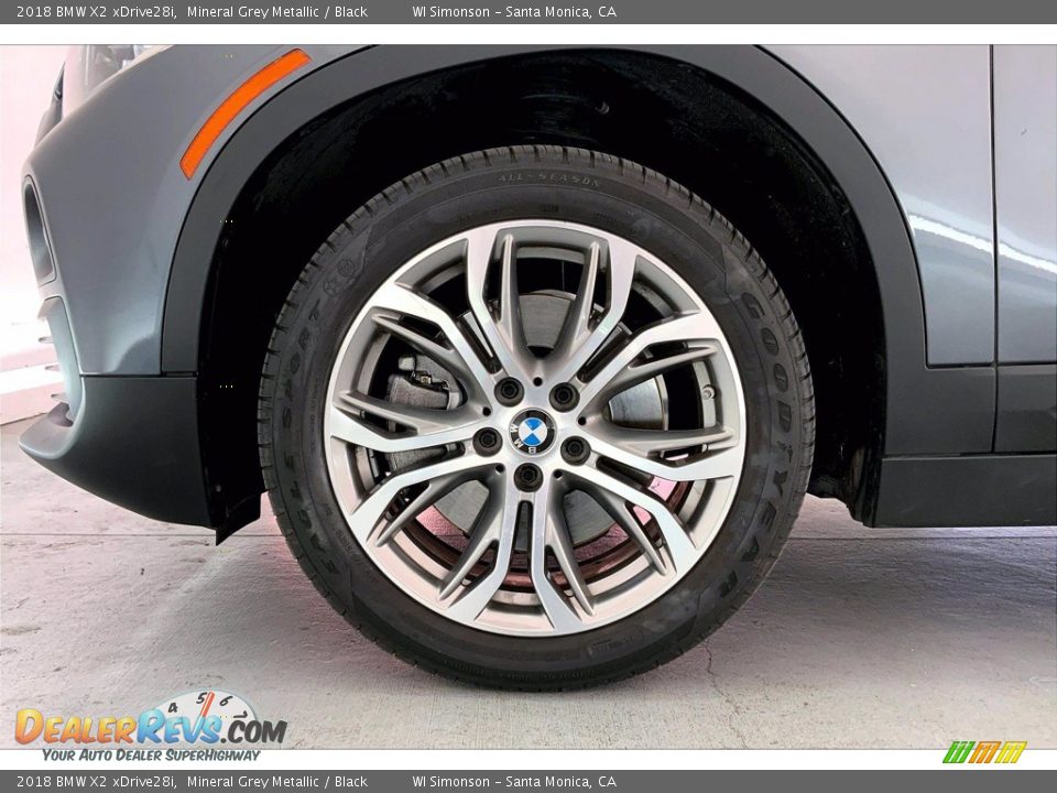 2018 BMW X2 xDrive28i Mineral Grey Metallic / Black Photo #8
