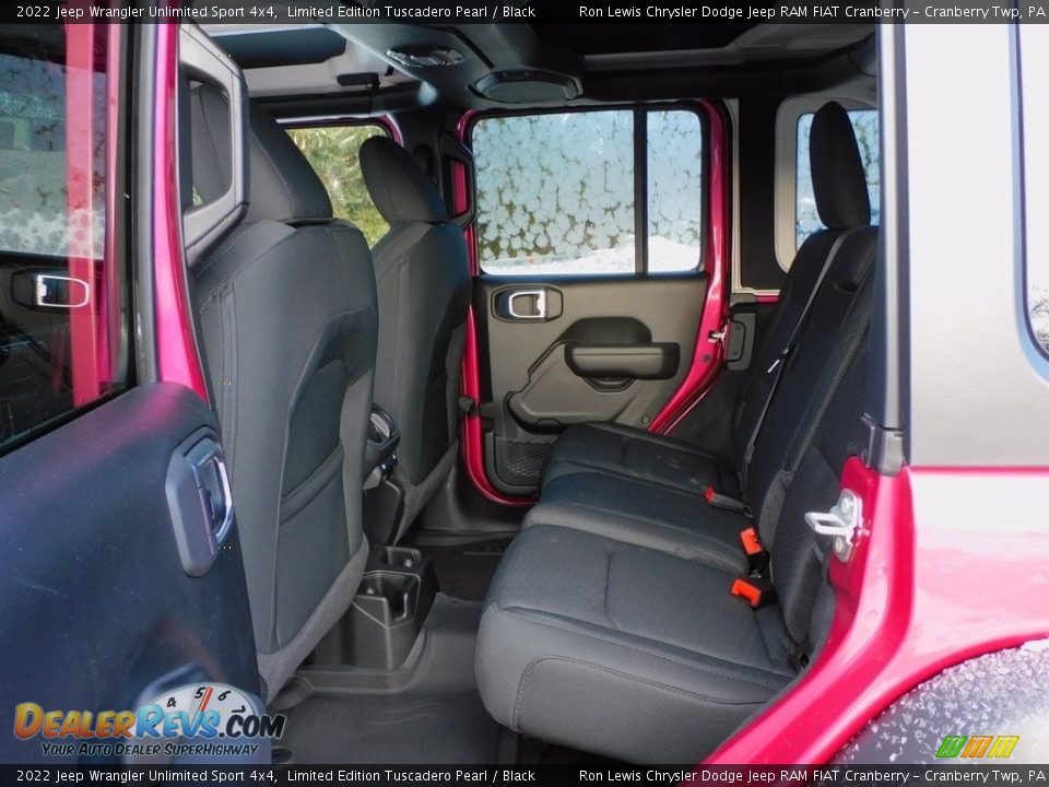 Rear Seat of 2022 Jeep Wrangler Unlimited Sport 4x4 Photo #12