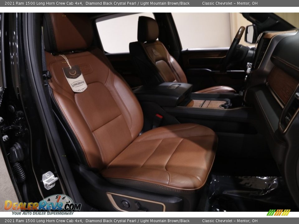 Front Seat of 2021 Ram 1500 Long Horn Crew Cab 4x4 Photo #17