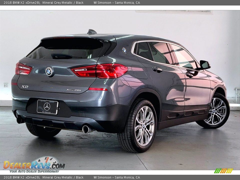 2018 BMW X2 xDrive28i Mineral Grey Metallic / Black Photo #13