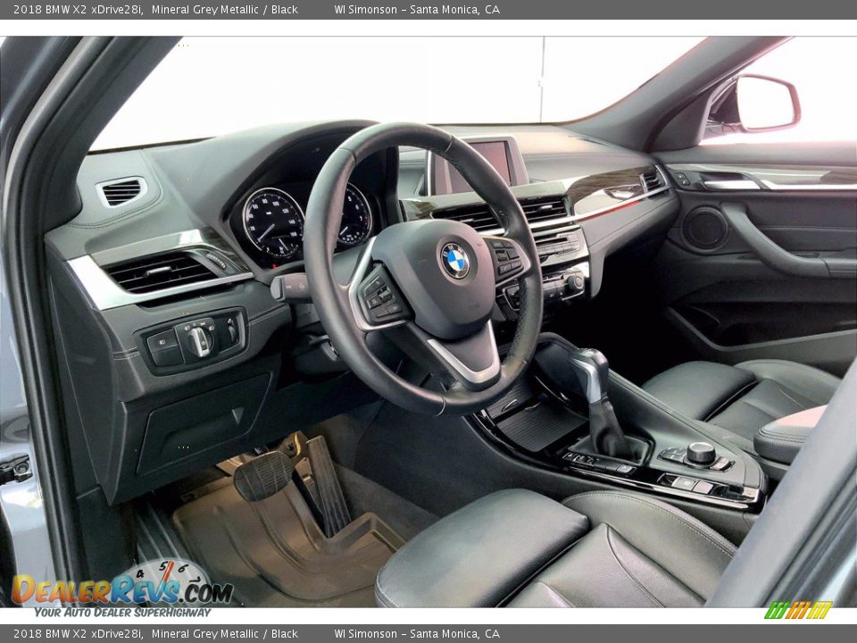 2018 BMW X2 xDrive28i Mineral Grey Metallic / Black Photo #14
