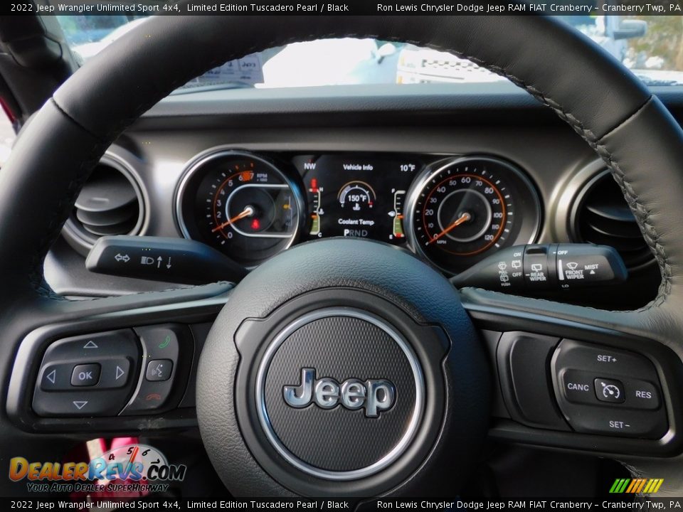 2022 Jeep Wrangler Unlimited Sport 4x4 Steering Wheel Photo #19