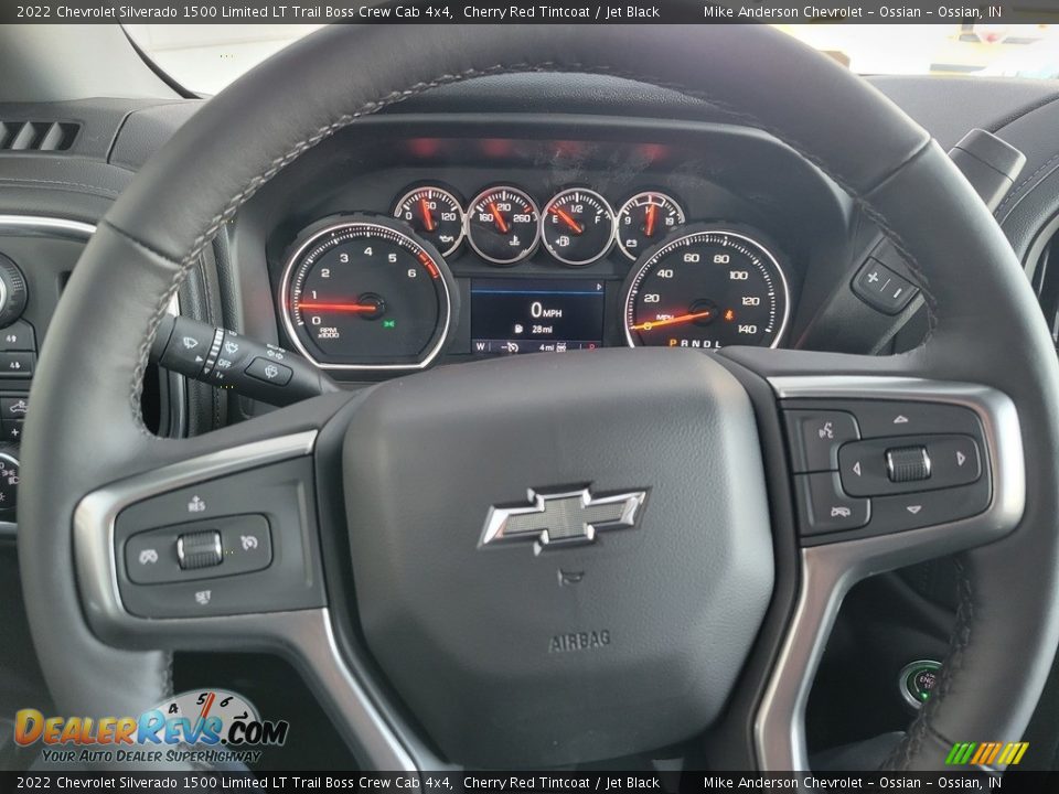 2022 Chevrolet Silverado 1500 Limited LT Trail Boss Crew Cab 4x4 Steering Wheel Photo #27