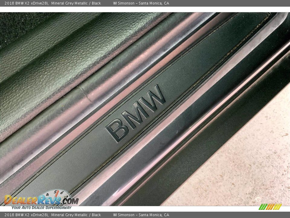 2018 BMW X2 xDrive28i Mineral Grey Metallic / Black Photo #25