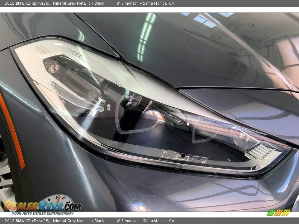 2018 BMW X2 xDrive28i Mineral Grey Metallic / Black Photo #28