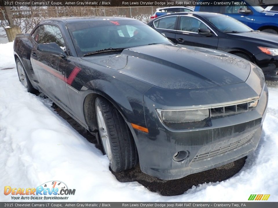 2015 Chevrolet Camaro LT Coupe Ashen Gray Metallic / Black Photo #2