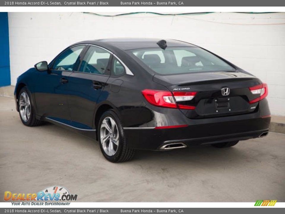 2018 Honda Accord EX-L Sedan Crystal Black Pearl / Black Photo #2