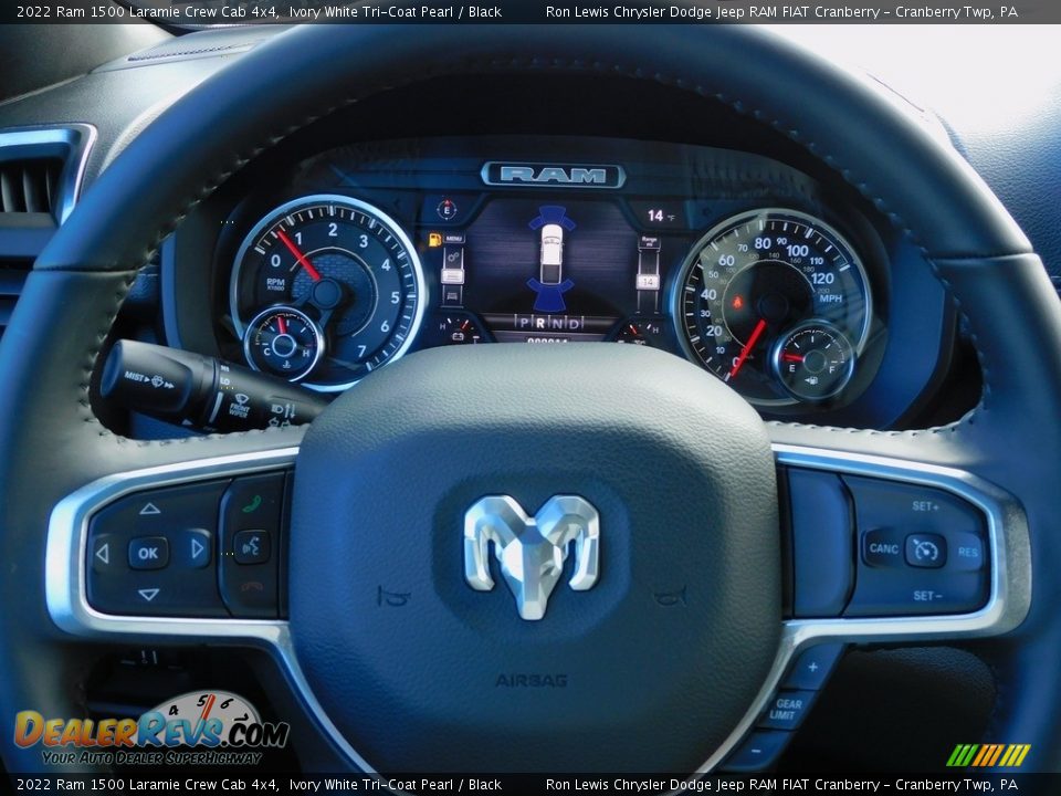 2022 Ram 1500 Laramie Crew Cab 4x4 Steering Wheel Photo #19