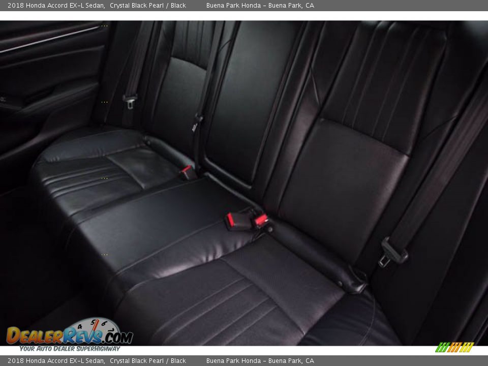 2018 Honda Accord EX-L Sedan Crystal Black Pearl / Black Photo #20