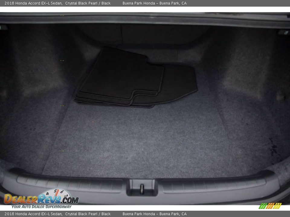 2018 Honda Accord EX-L Sedan Crystal Black Pearl / Black Photo #21