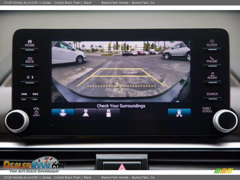 2018 Honda Accord EX-L Sedan Crystal Black Pearl / Black Photo #27