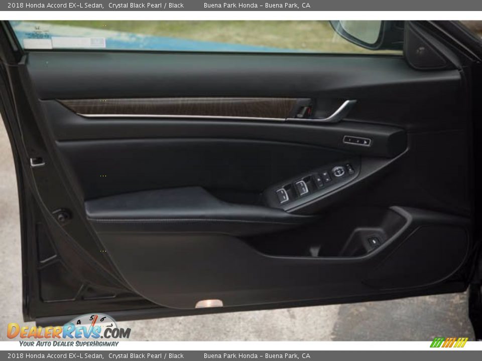 2018 Honda Accord EX-L Sedan Crystal Black Pearl / Black Photo #29