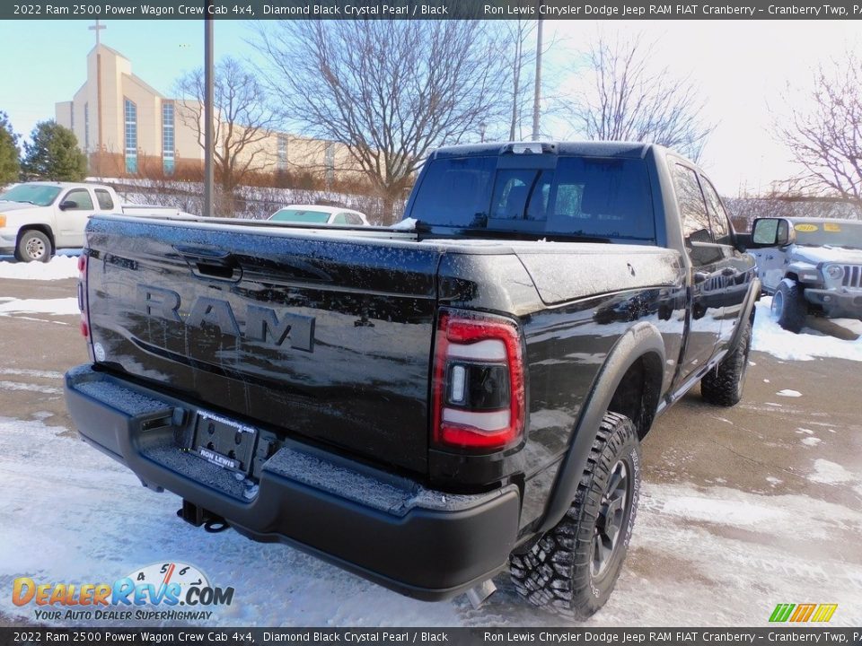 2022 Ram 2500 Power Wagon Crew Cab 4x4 Diamond Black Crystal Pearl / Black Photo #5