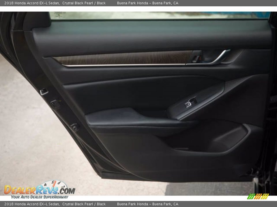 2018 Honda Accord EX-L Sedan Crystal Black Pearl / Black Photo #31