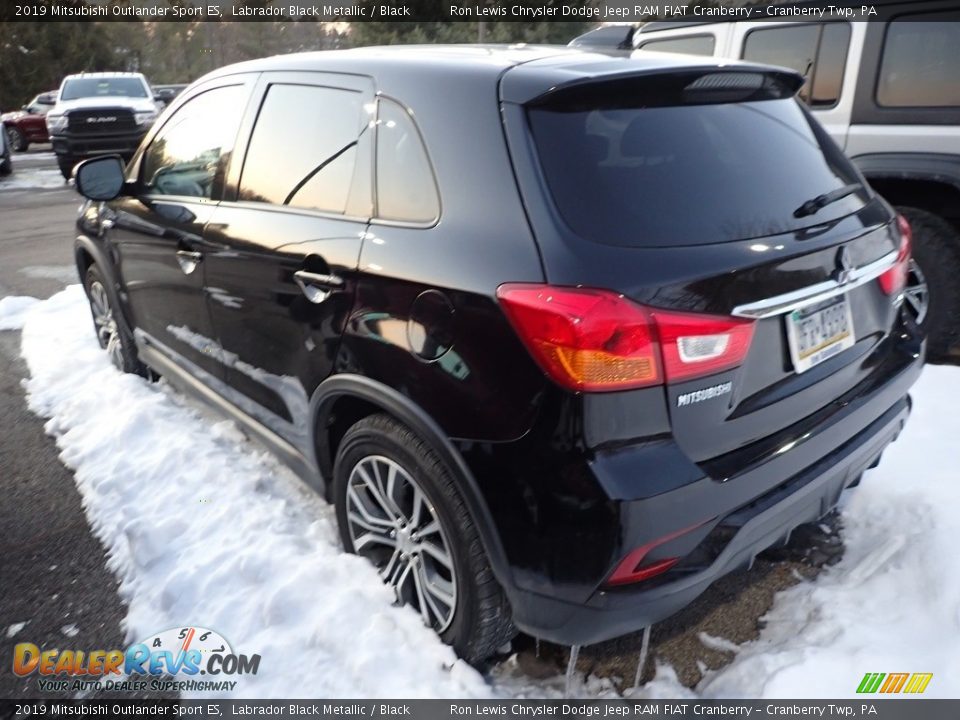 2019 Mitsubishi Outlander Sport ES Labrador Black Metallic / Black Photo #3