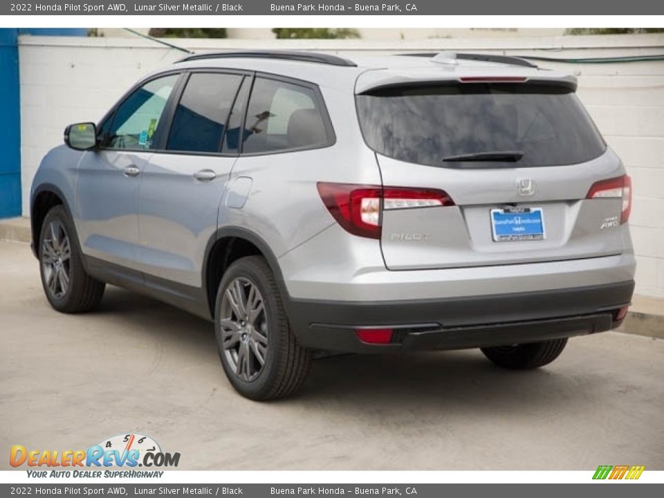 2022 Honda Pilot Sport AWD Lunar Silver Metallic / Black Photo #2