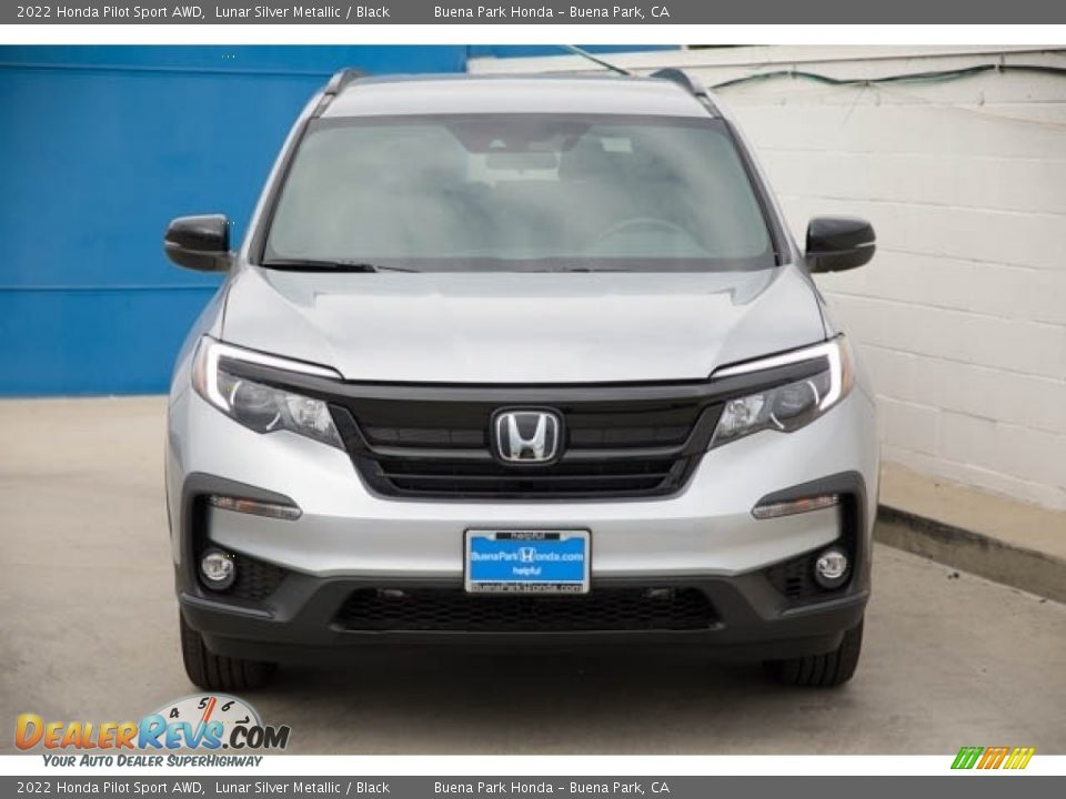 2022 Honda Pilot Sport AWD Lunar Silver Metallic / Black Photo #3