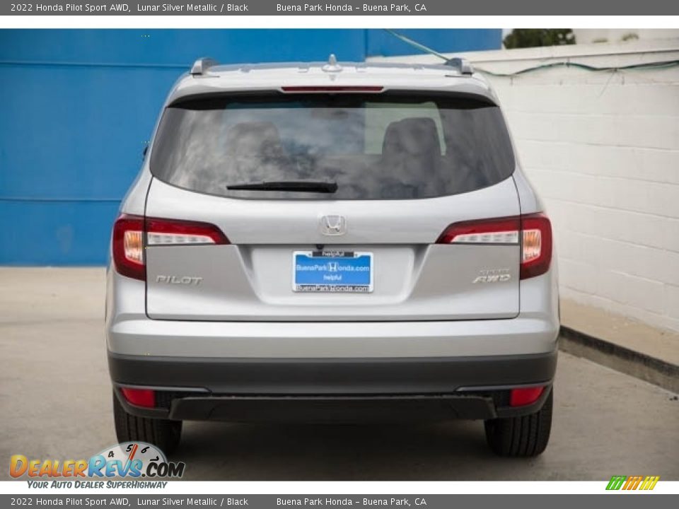 2022 Honda Pilot Sport AWD Lunar Silver Metallic / Black Photo #5