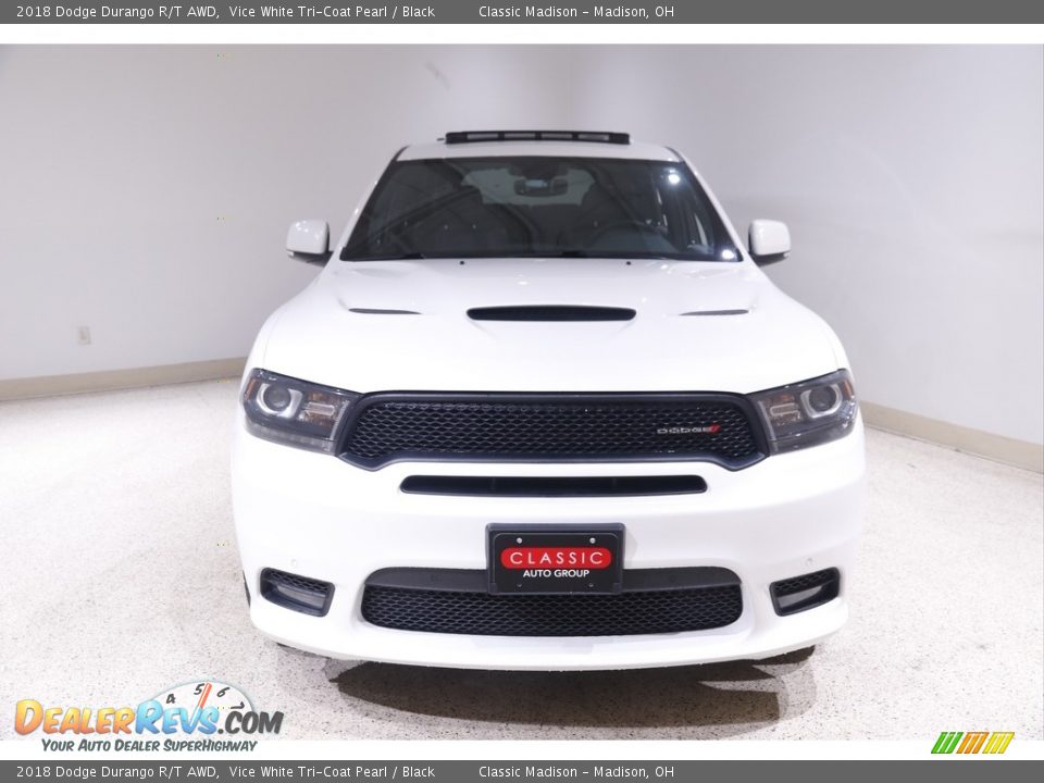 2018 Dodge Durango R/T AWD Vice White Tri-Coat Pearl / Black Photo #2