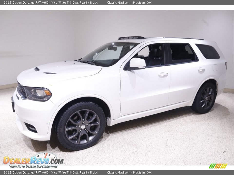 2018 Dodge Durango R/T AWD Vice White Tri-Coat Pearl / Black Photo #3